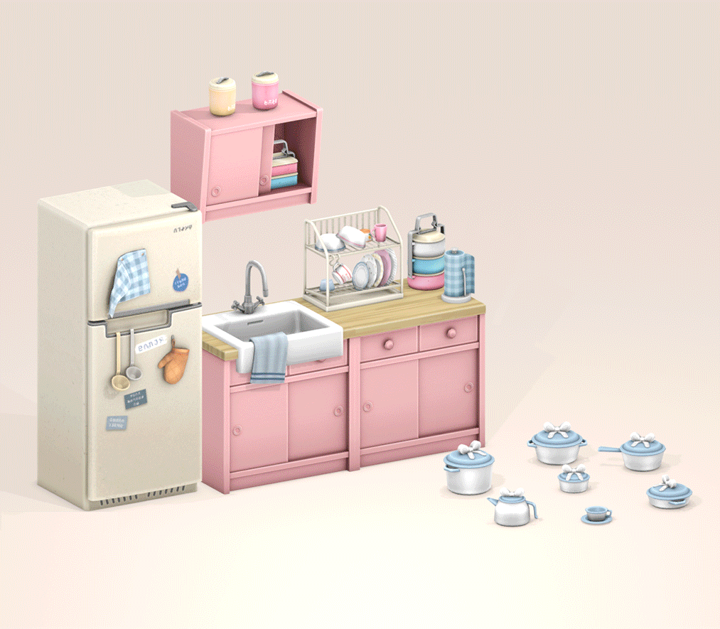 Скриншот мода Набор для кухни и столовой My Cherish Things